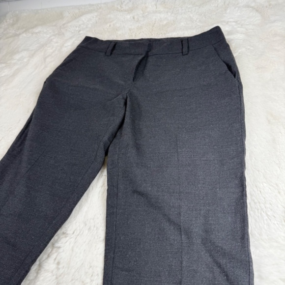 Eileen Fisher Women's Wool Blend Tailored Dress Cropped Pants Grey Size 8 - Picture 7 of 7